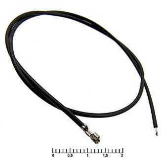 HB 2,00 mm AWG26 0,3m black HB 2,00 mm AWG26 0,3m black