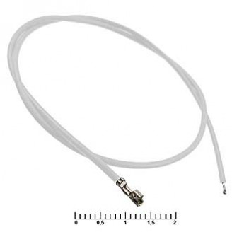 HB 2,00 mm AWG26 0,3m white HB 2,00 mm AWG26 0,3m white