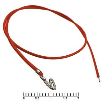 HU 2,54 mm AWG26 0,3m red