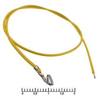 HU 2,54 mm AWG26 0,3m yellow HU 2,54 mm AWG26 0,3m yellow
