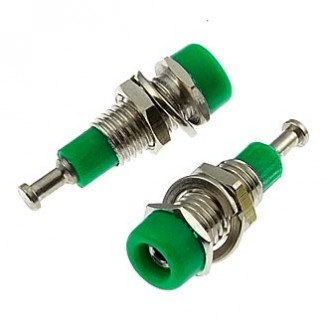 Z008 2mm panel jack GREEN Z008 2mm panel jack GREEN