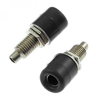 Z011 4mm panel jack BLACK Z011 4mm panel jack BLACK
