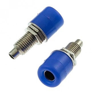 Z011 4mm panel jack BLUE Z011 4mm panel jack BLUE