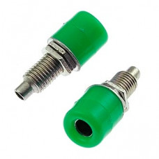 Z011 4mm panel jack GREEN Z011 4mm panel jack GREEN
