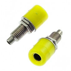 Z011 4mm panel jack YELLOW Z011 4mm panel jack YELLOW