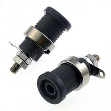 Z012 4mm panel jack BLACK Z012 4mm panel jack BLACK