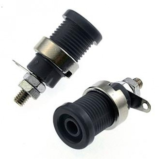 Z012 4mm panel jack BLACK Z012 4mm panel jack BLACK