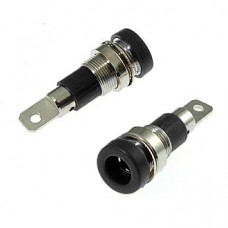 Z009 4mm panel jack BLACK Z009 4mm panel jack BLACK