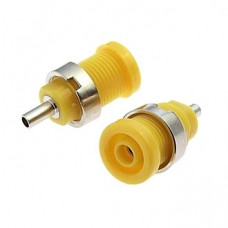 Z014 4mm panel jack YELLOW Z014 4mm panel jack YELLOW