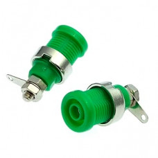 Z016 4mm panel jack GREEN Z016 4mm panel jack GREEN