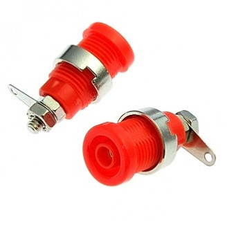Z016 4mm panel jack RED Z016 4mm panel jack RED