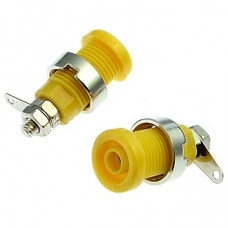 Z016 4mm panel jack YELLOW Z016 4mm panel jack YELLOW