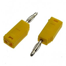 Z027 2mm Stackable Plug YELLOW Z027 2mm Stackable Plug YELLOW