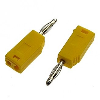 Z027 2mm Stackable Plug YELLOW Z027 2mm Stackable Plug YELLOW