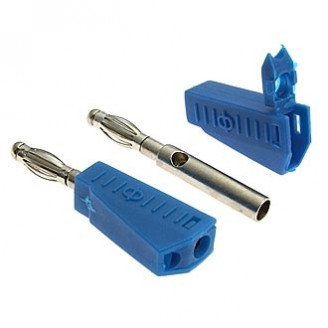 Z040 4mm Stackable Plug BLUE Z040 4mm Stackable Plug BLUE