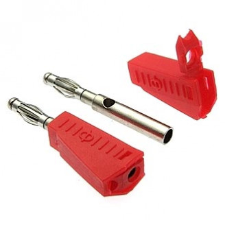 Z040 4mm Stackable Plug RED Z040 4mm Stackable Plug RED