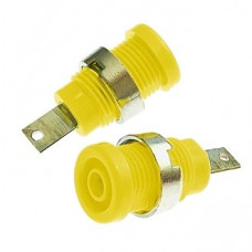 Z013 4mm panel jack YELLOW Z013 4mm panel jack YELLOW