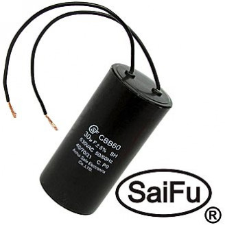 CBB60 30uF 630V WIRE (SAIFU) CBB60 30uF 630V WIRE (SAIFU)