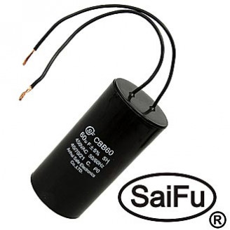 CBB60 60uF 450V WIRE (SAIFU) CBB60 60uF 450V WIRE (SAIFU)