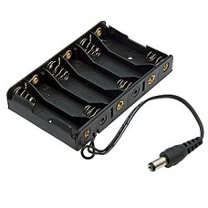 AA 6x1 DC2.1*5.5mm (L)=15CM AA 6x1 DC2.1*5.5mm (L)=15CM