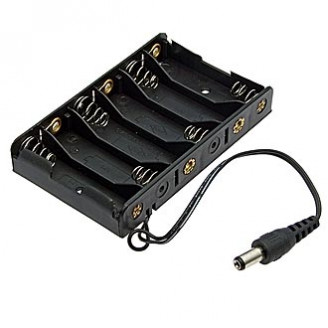AA 6x1 DC2.1*5.5mm (L)=15CM AA 6x1 DC2.1*5.5mm (L)=15CM