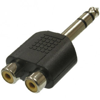 7-0176 / 6.35 stereo-2RCA JACK 7-0176 / 6.35 stereo-2RCA JACK