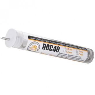 ПОС 40 Прв d=1.0 колба 10г. ПОС 40 Прв d=1.0 колба 10г.