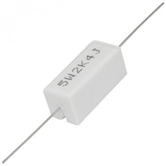 RX27-1 2.4 кОм 5W 5% / SQP5 RX27-1 2.4 кОм 5W 5% / SQP5