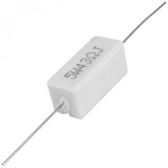RX27-1 43 Ом 5W 5% / SQP5 RX27-1 43 Ом 5W 5% / SQP5
