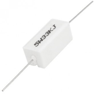RX27-1 33 кОм 5W 5% / SQP5 RX27-1 33 кОм 5W 5% / SQP5