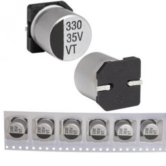330 uF 35 V 105C 10*10.5 VT 330 uF 35 V 105C 10*10.5 VT