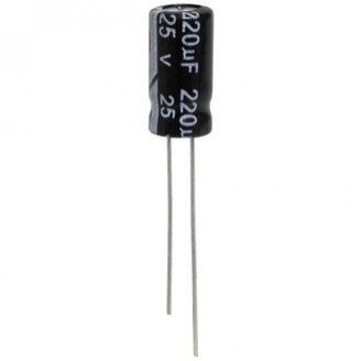 220 UF 25 V 105C 6*12 (JWCO) 220 UF 25 V 105C 6*12 (JWCO)
