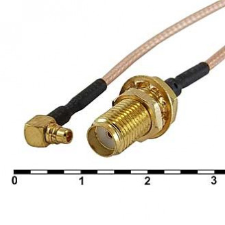 MMCX-M/SMA-F RG-178U 15CM MMCX-M/SMA-F RG-178U 15CM